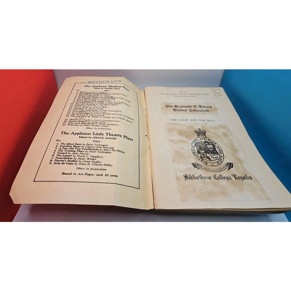 The Lamp And The Bell By Edna St. Vincent Millay 1921 Antique PlayBook - Picture 5 of 10